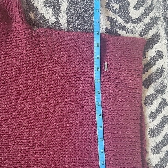 𝅺HOLLISTER Oversized Burgundy Sweather US L - Picture 8 of 10